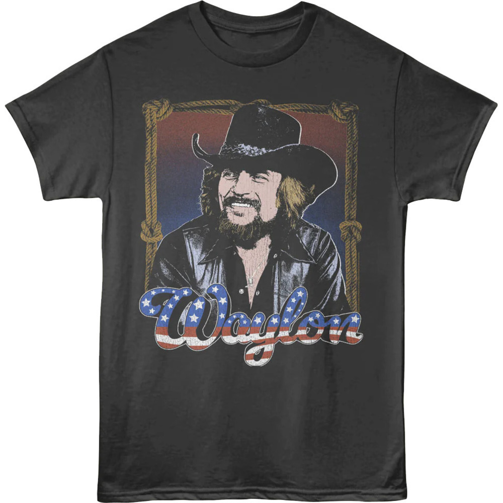 Americana Waylon Jennings Tshirt